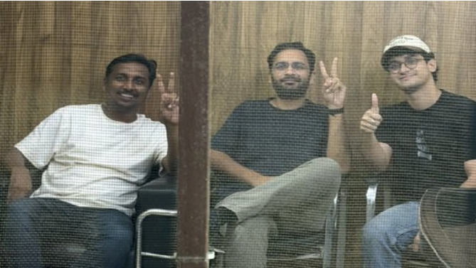 दिल्ली में CJP के तीन नेता गिरफ्तार, दो को पांच दिन की न्यायिक हिरासत; एक बॉन्ड पर रिहा