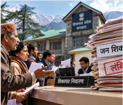 हिमाचल में 8,662 जन शिकायतें लंबित, 97% मामले 21 दिन से पुराने; रिपोर्ट में खुलासा