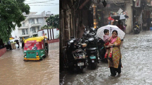 दिल्ली-NCR में मानसून की झमाझम बारिश, जलभराव से बढ़ी परेशानी; कई इलाकों में लगा जाम