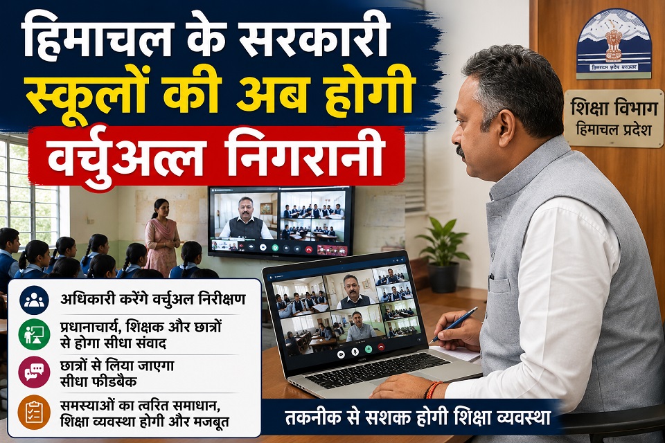 हिमाचल के सरकारी स्कूलों की अब होगी वर्चुअल निगरानी, शिक्षा मंत्री ने शुरू किया संवाद कार्यक्रम