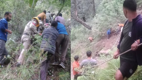 भरमौर में दर्दनाक हादसा: 250 मीटर गहरी खाई में गिरी कार, दो युवकों की मौके पर मौत