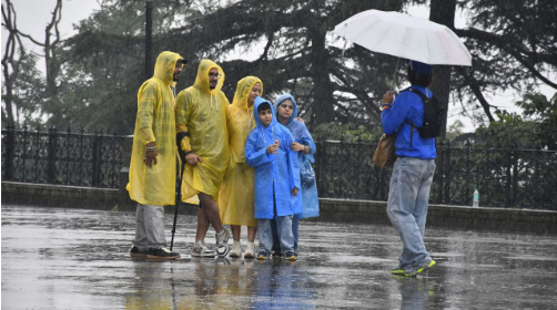 हिमाचल में मानसून का कहर जारी: शिमला में झमाझम बारिश, भूस्खलन से मकान क्षतिग्रस्त, धर्मशाला में दो युवक घायल
