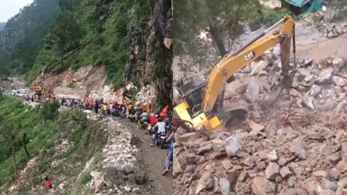 यमुनोत्री हाईवे पर भूस्खलन से कांवड़ यात्री फंसे, सड़कें बंद; चमोली में भी कई मार्ग बाधित